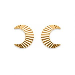 Boucles d'oreilles lunes géometriques
