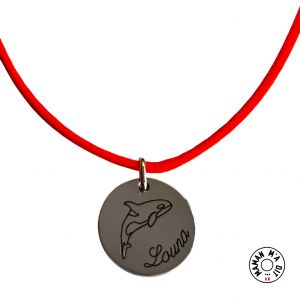 Collier orque pendentif 20mm