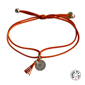 Bracelet Chakra au choix pompon fils