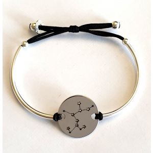 Bracelet demi jonc constellation sagittaire (au choix)
