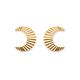 Boucles d'oreilles lunes géometriques