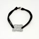 Bracelet galet rectangulaire