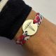 Bracelet caducée médecin jeton 20 mm