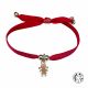 Bracelet ruban élastique fille en nacre