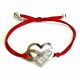Bracelet coeur infini 23x32 mm