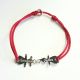 Bracelet 2 personnages allongés