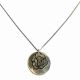 Collier fleur camélia nacre