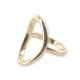 Bague ovale argent ou plaqué or