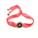 Bracelet cible lettre ajourée 14 mm finition comprise