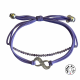 Duo bracelet 2 en 1 infini et perles