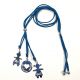 Collier 2 personnages 25 mm et 1 coeur , finition comprise