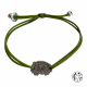 Bracelet fleur de naissance 17 mm