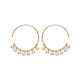 Boucle d'oreille zircon pendants