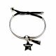 Bracelet demi jonc étoile 15 mm