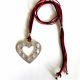 Collier coeur 35 mm sur mesure personnages ajourés