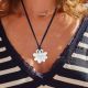 Collier  fleur marguerite motifs au choix