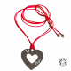 Collier coeur 35 mm sur mesure