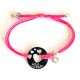 Bracelet coeur pierre de naissance finition comprise