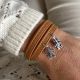 Bracelet cuir 1à 4 personnages garçon ou fille