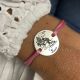 Bracelet château princesse jeton 20 mm